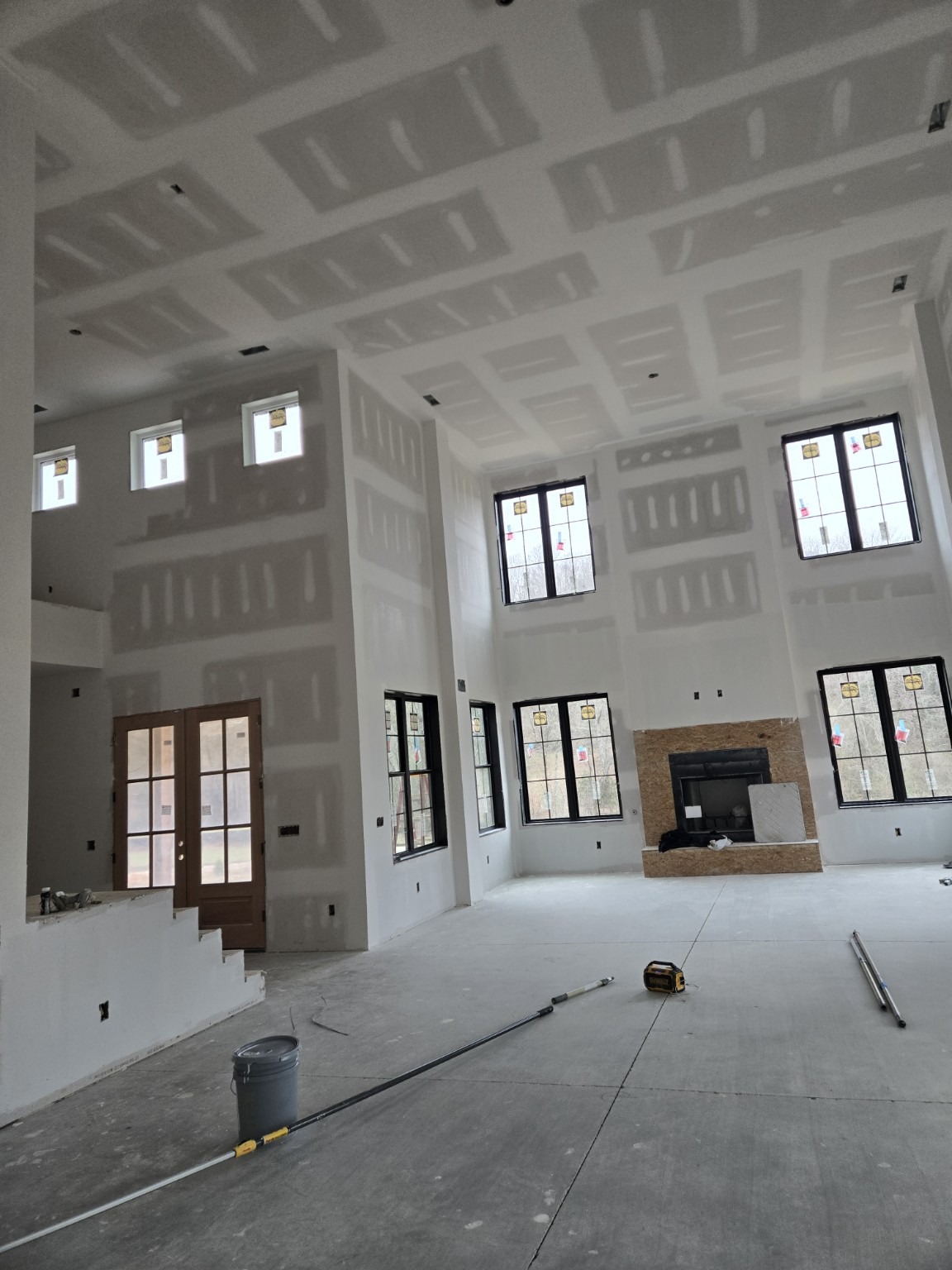 Columbia Tennessee home during drywall construction