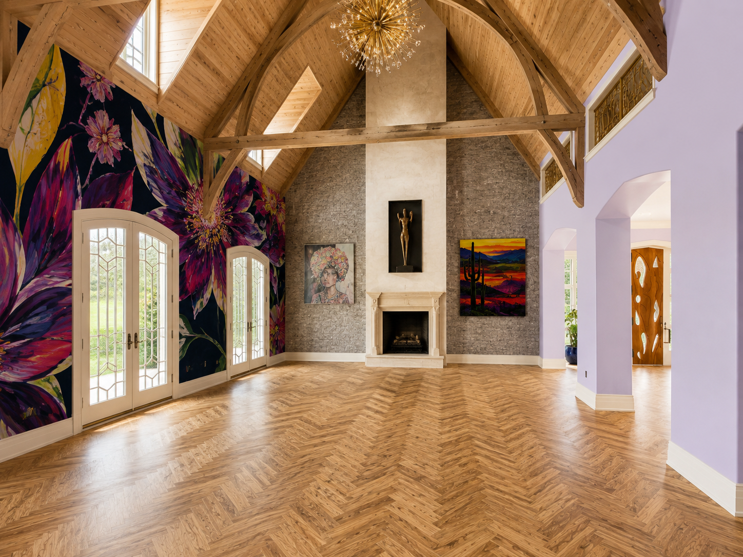 Luxury Franklin Tennessee great room remodeling
